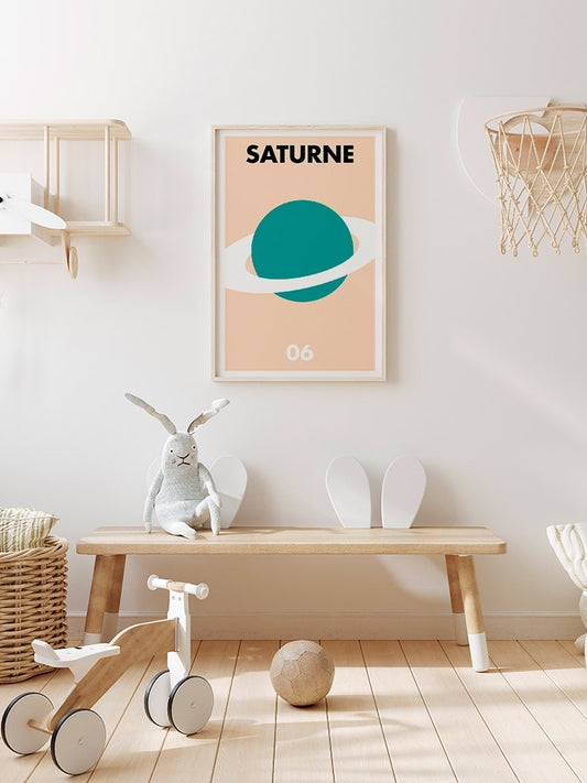 Saturne 06 Poster - Giclée Baskı