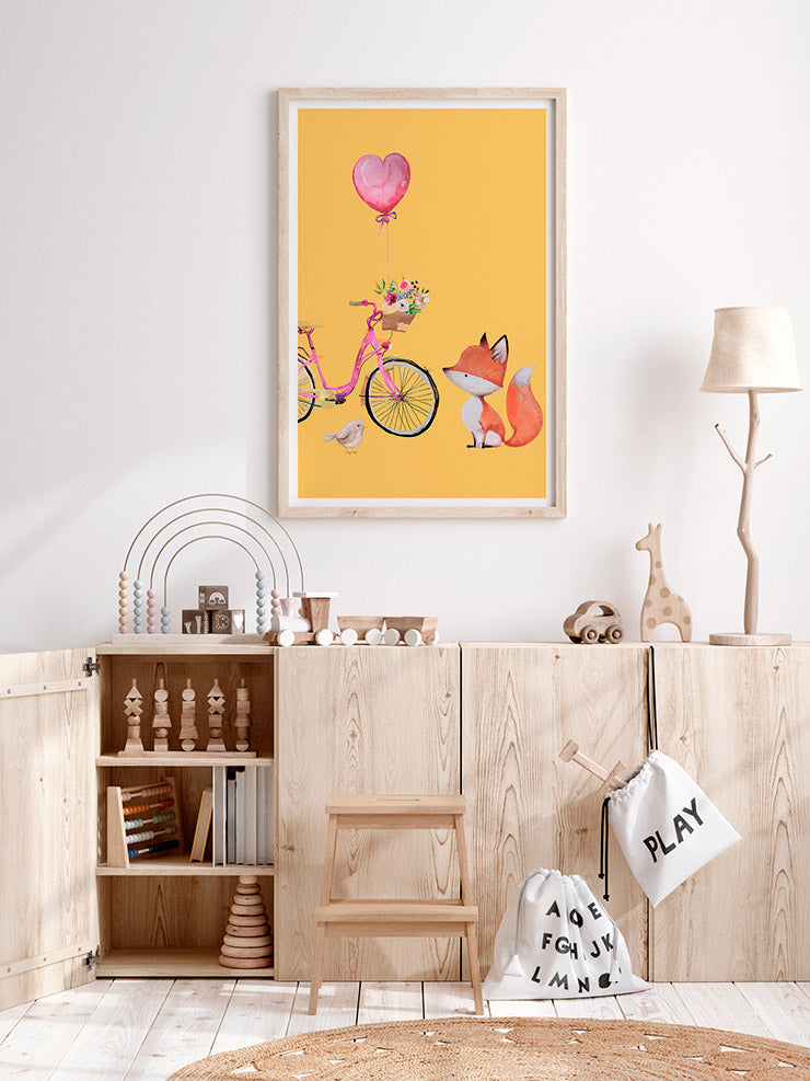 Minik Tilki N2 - Art Print Ürün ikincil görseli