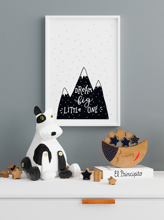 Dream Big Little One Poster - Giclée Baskı