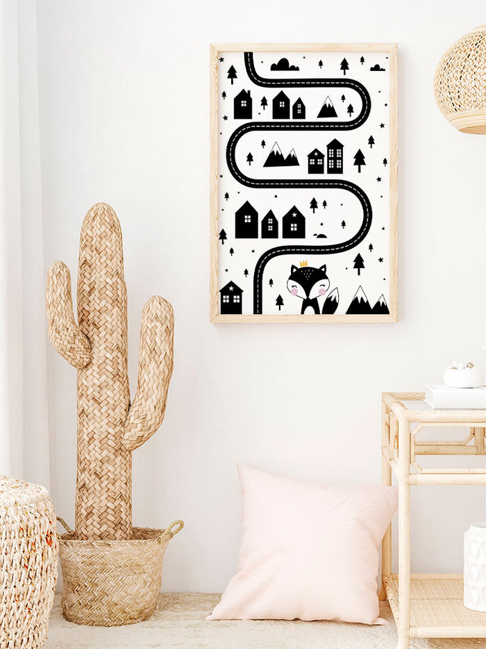 Downtown N2 - Art Print  Poster