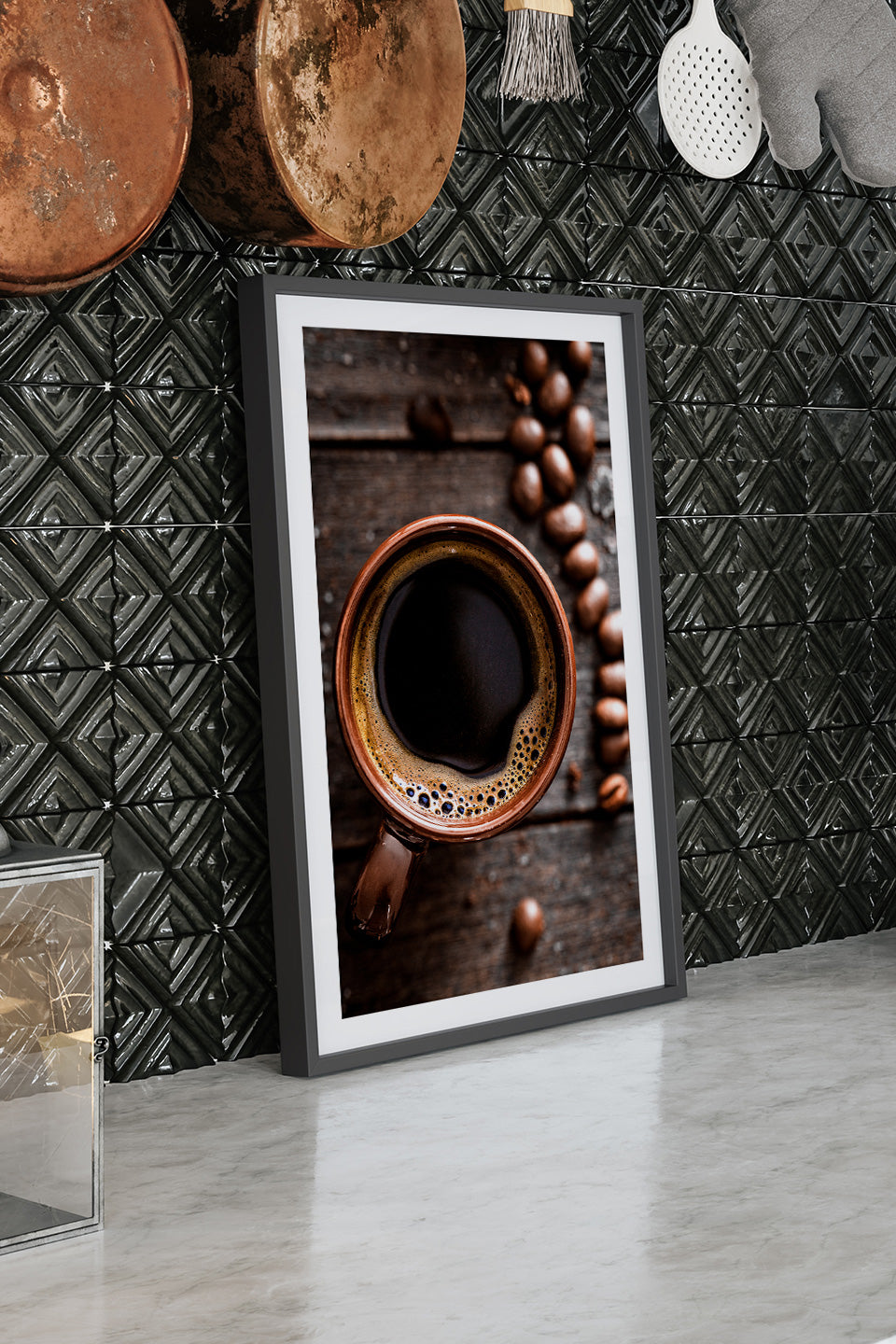 Un Café Noir - Art Print