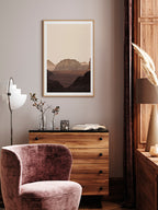 Çöl Dağları - Art Print