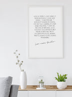 Love Never Fails - Art Print