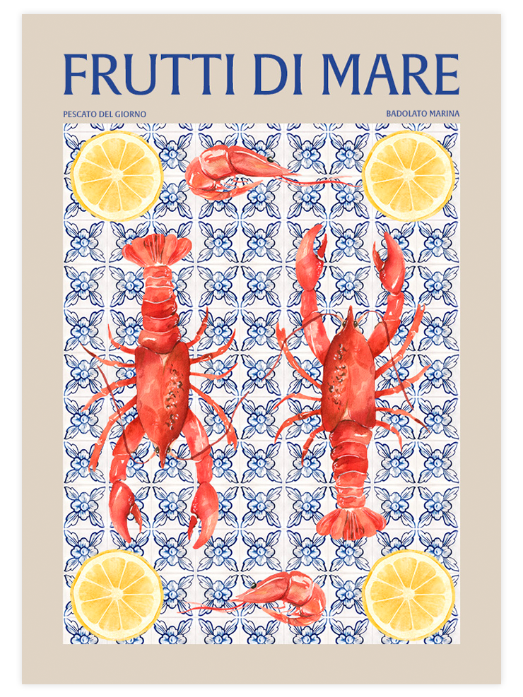 Sea Foods - Poster Seti Trio  Poster
