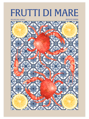 Frutti di Mare N2 Poster - Giclée Baskı