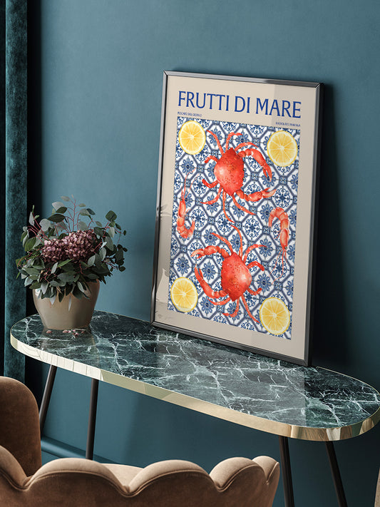 Frutti di Mare N2 Poster - Giclée Baskı
