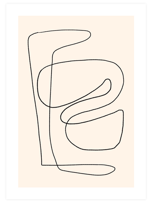 Doğrusal N3 - Fine Art Poster