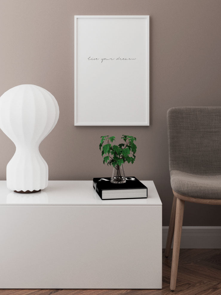 Live Your Dream - Art Print Ürün ikincil görseli