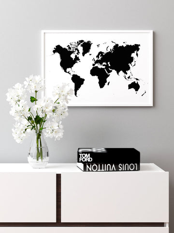 Dünya Haritası N3 - Art Print