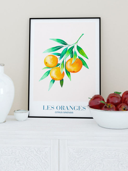 Les Oranges Poster - Giclée Baskı