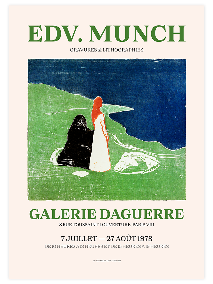 Edvard Munch Afiş N3 - Art Print Ürün ana görseli