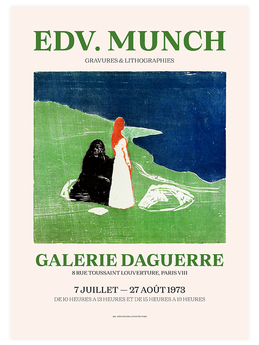 Edvard Munch Afiş N3 Poster - Giclée Baskı