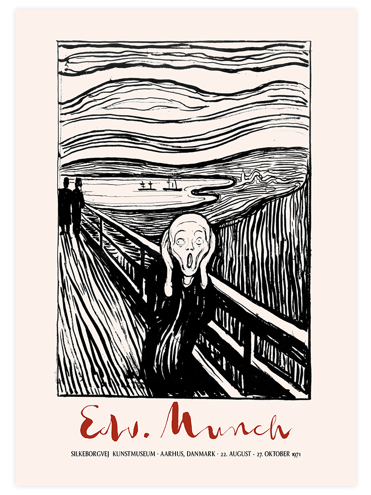 Edvard Munch Afiş Scream (Çığlık) - Art Print Ürün ana görseli