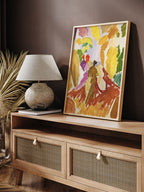 Edvard Weie Faun And Nymph - Art Print