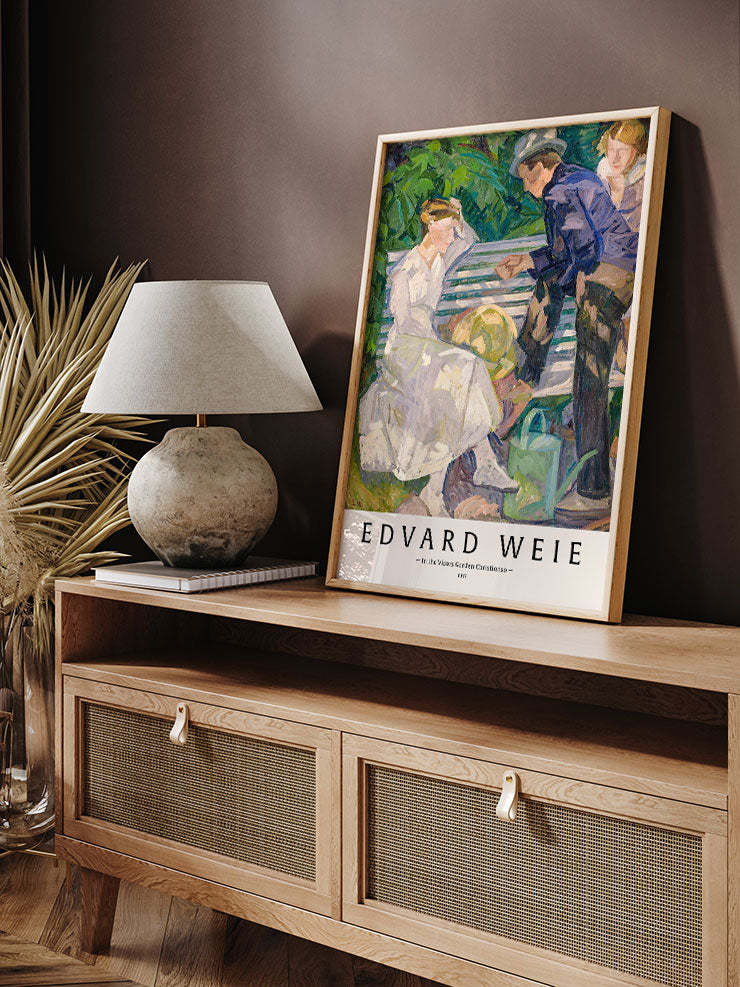 Edvard Weie In the Vicars Garden, Christianso - Art Print Ürün ikincil görseli