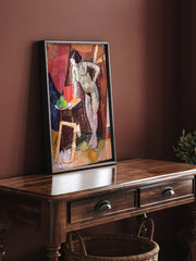 Edvard Weie Standing Female Nude - Fine Art Poster