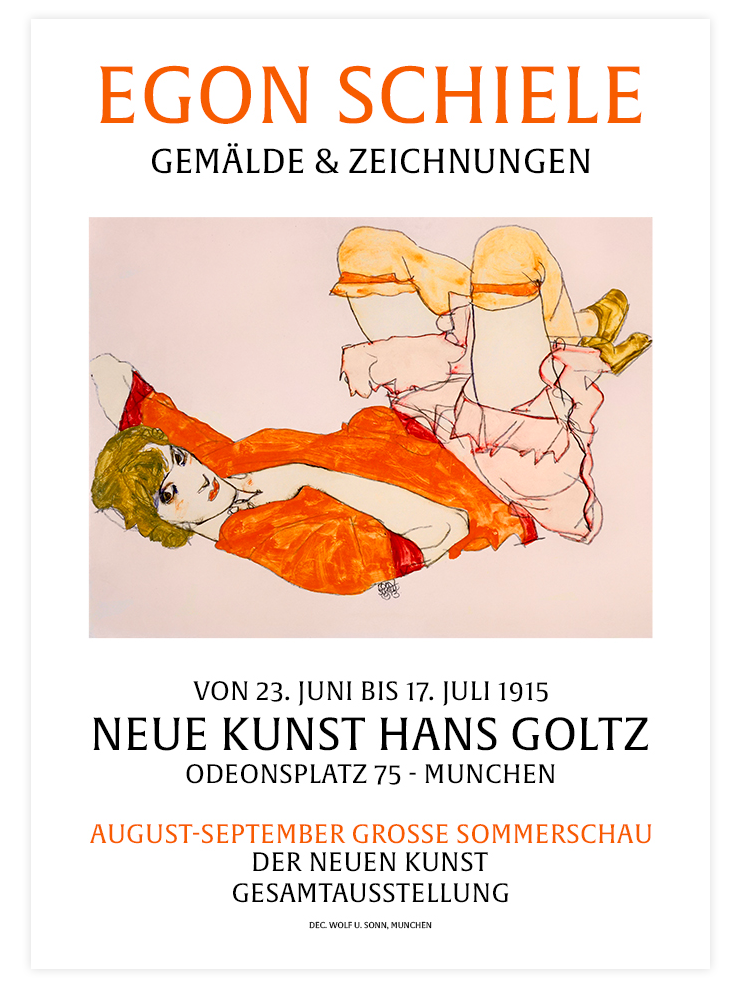 Egon Schiele Afiş N5 - Art Print