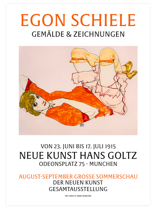 Egon Schiele Afiş N5 - Art Print
