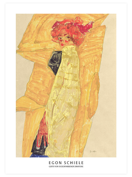 Egon Schiele Gerti - Art Print