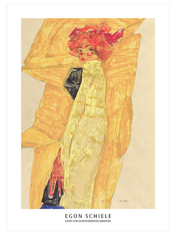 Egon Schiele Gerti - Art Print