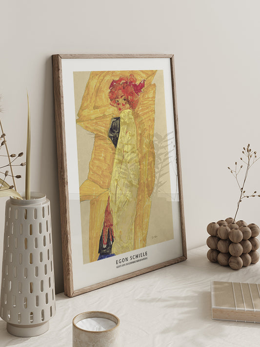 Egon Schiele Gerti - Art Print