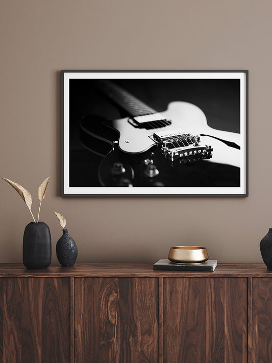 Elektro Gitar Poster - Giclée Baskı