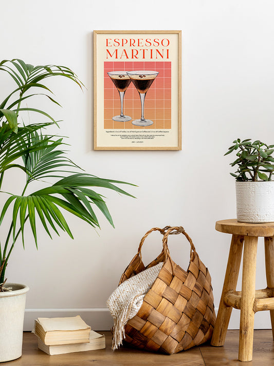 Espresso Martini Poster - Giclée Baskı
