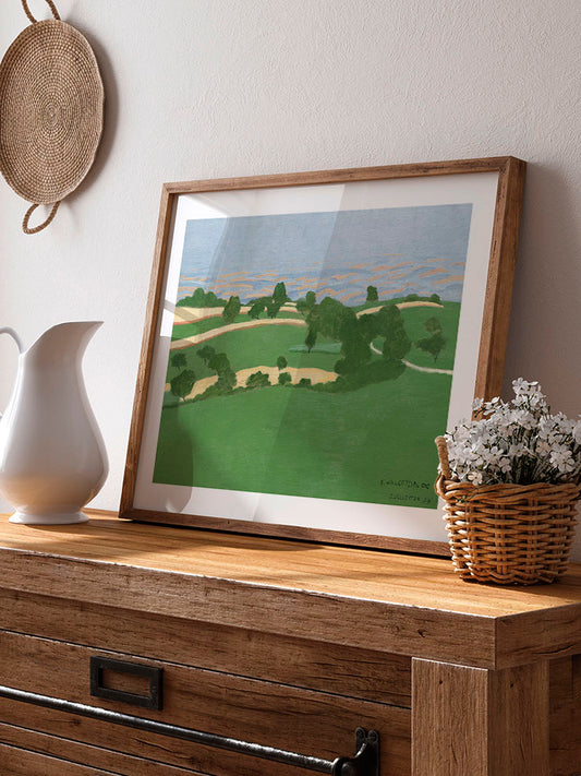 Felix Vallotton Corn Fields - Art Print
