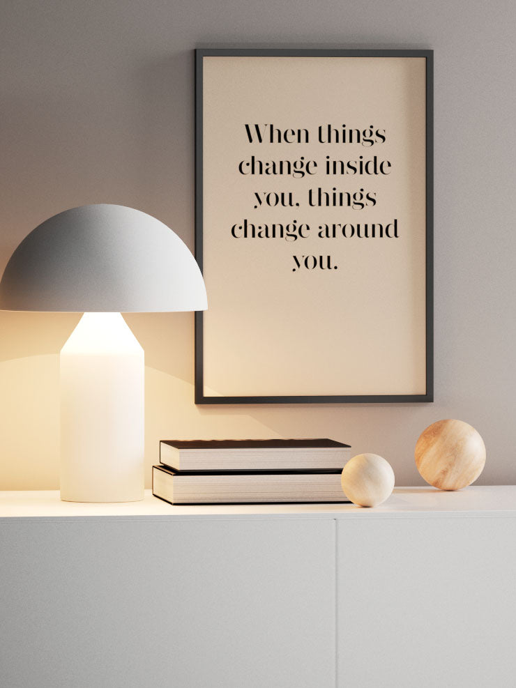 Change - Art Print Ürün ikincil görseli