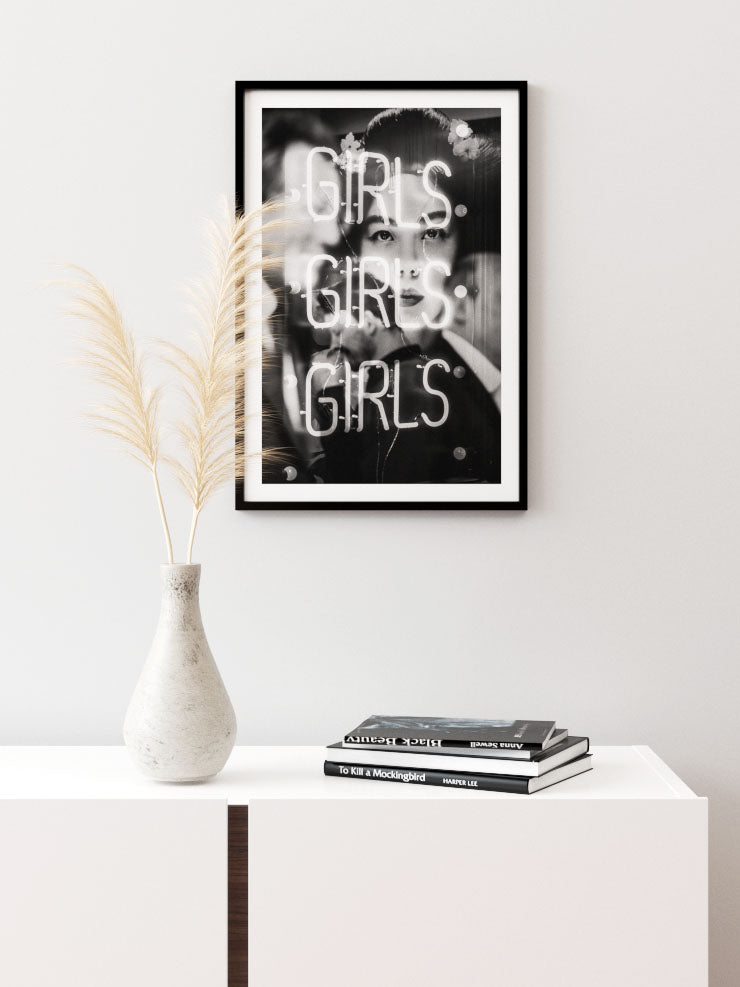 Girls - Art Print  Poster