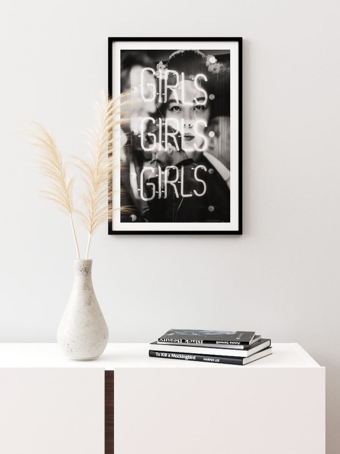 Girls - Art Print  Poster