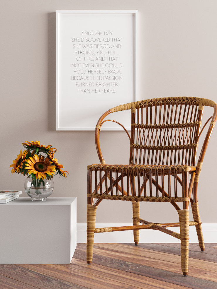 And One Day - Art Print  Poster