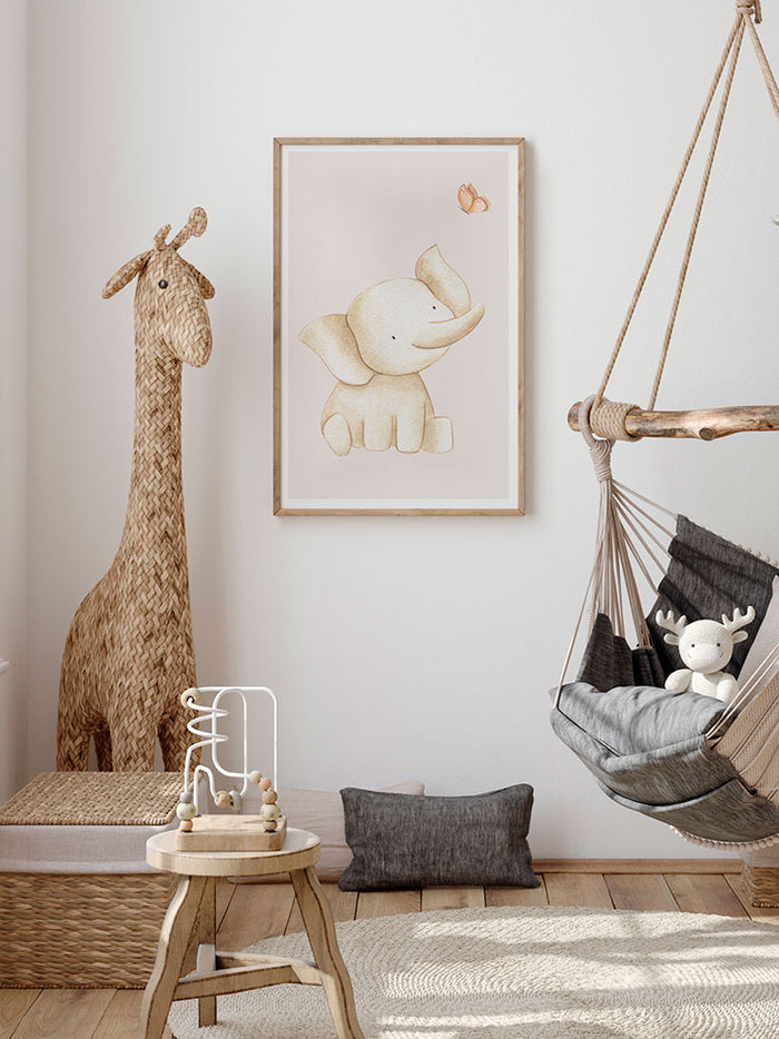 Şirin Fil - Art Print  Poster