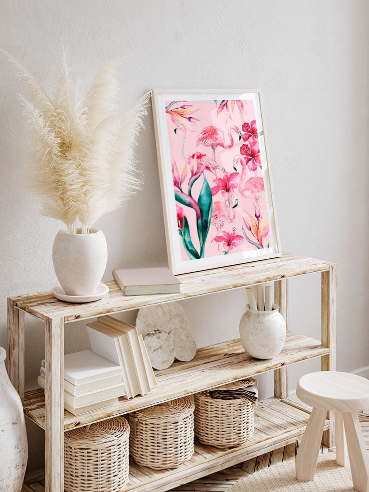 Flamingolar - Art Print