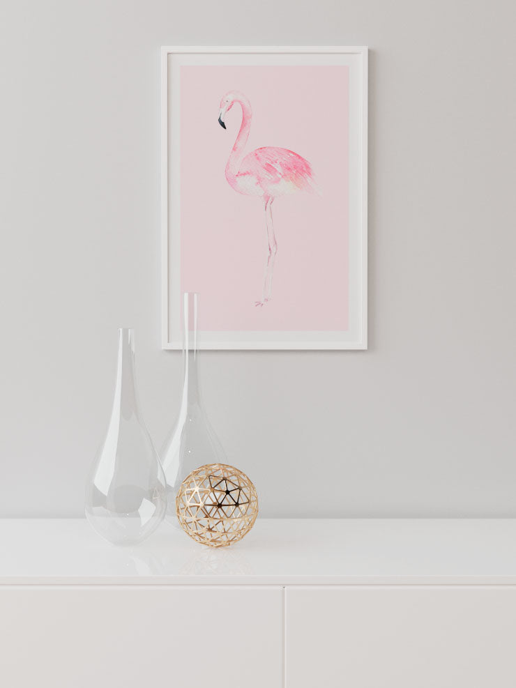 Flamingo - Art Print Ürün ikincil görseli