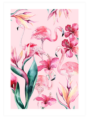 Flamingolar Poster - Giclée Baskı