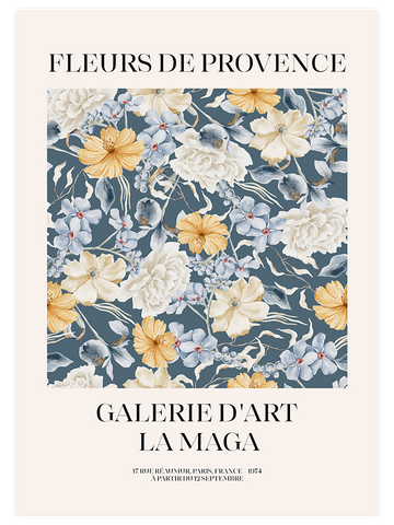 Fleurs De Provence Afiş - Art Print