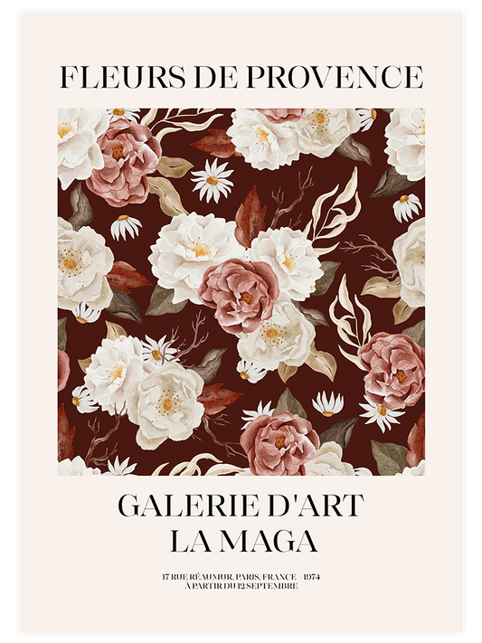 Fleurs De Provence N2 Afiş - Art Print