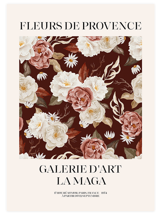 Fleurs De Provence N2 Afiş Poster - Giclée Baskı
