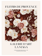 Fleurs De Provence N2 Afiş - Art Print