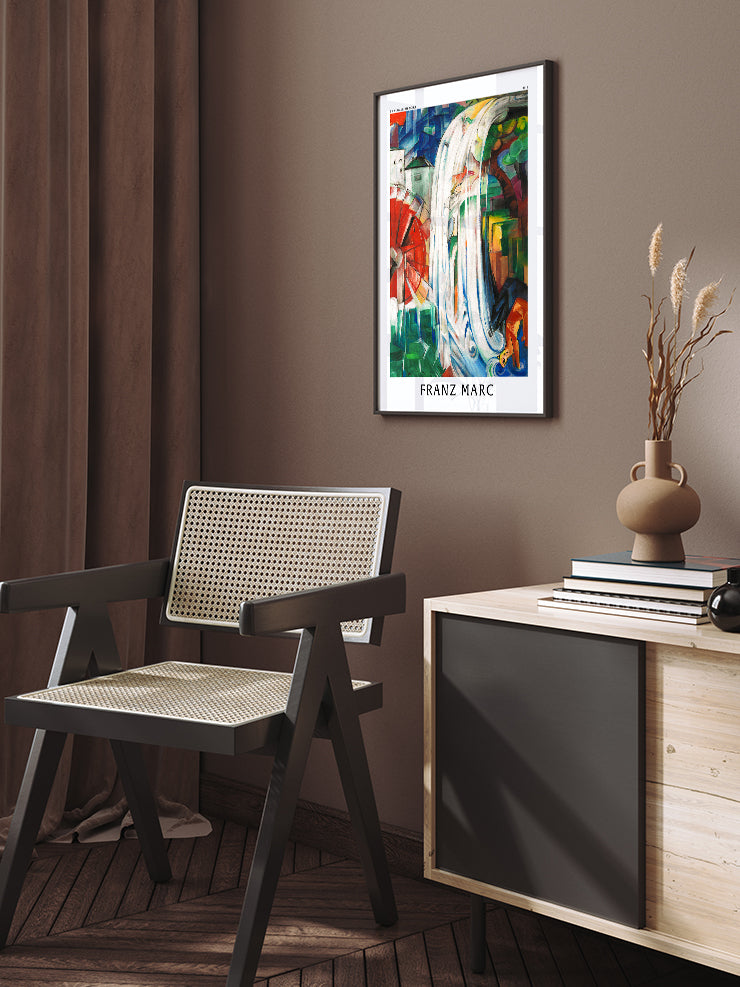 Franz Marc The Waterfall - Art Print Ürün ikincil görseli