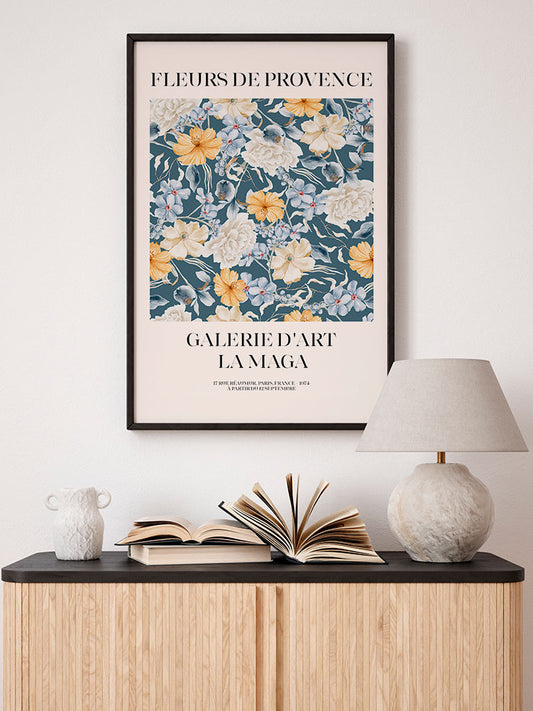 Fleurs De Provence Afiş - Art Print