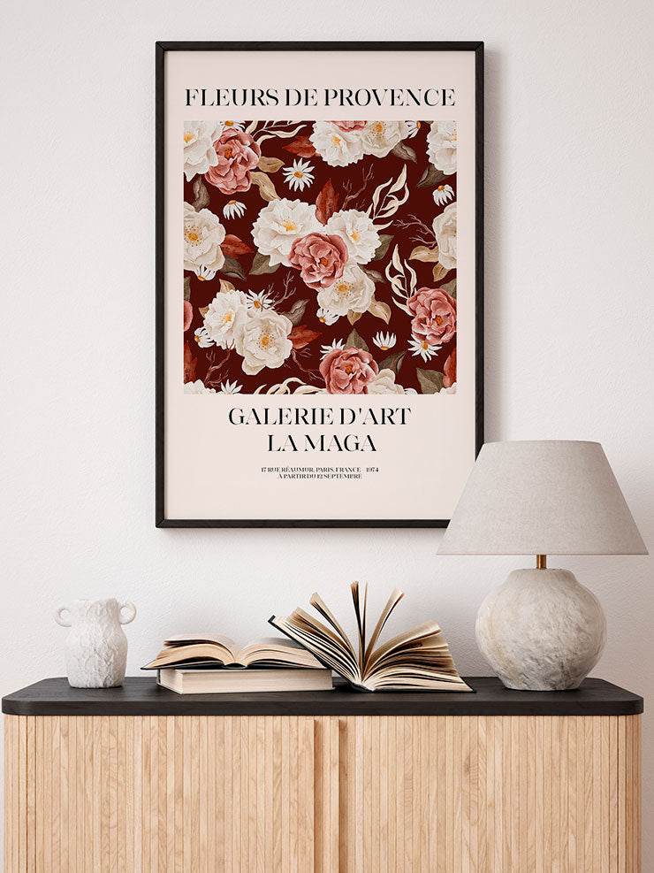 Fleurs De Provence N2 Afiş - Art Print