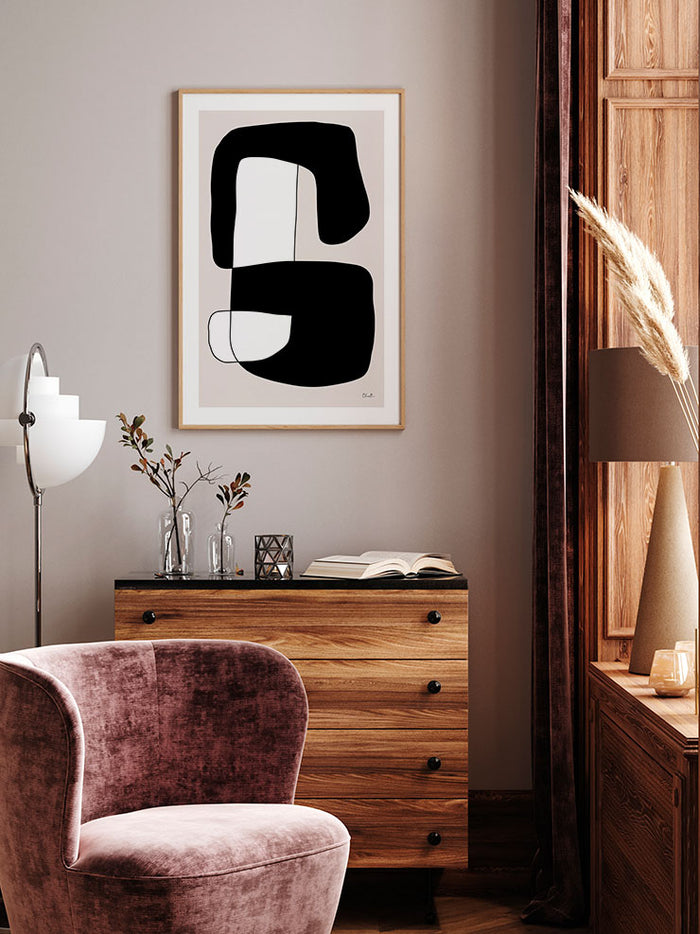 Morphing Form N2 - Art Print  Poster
