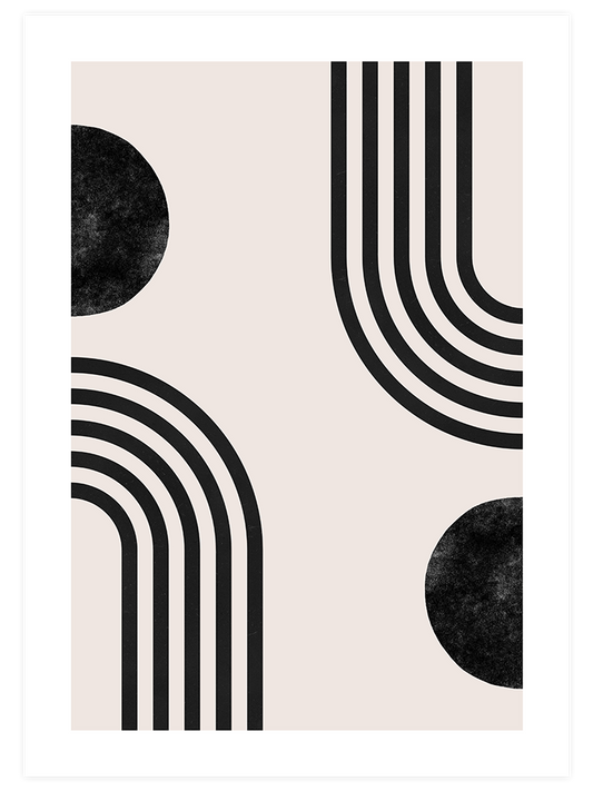 Geometrik N5 Poster - Giclée Baskı