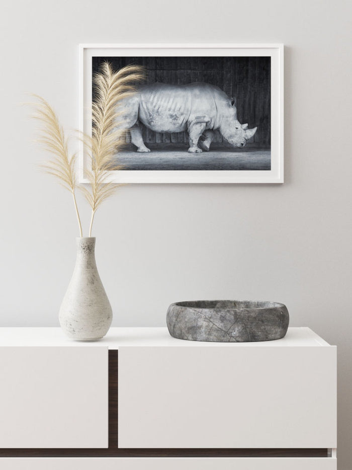 Gergedan - Art Print  Poster