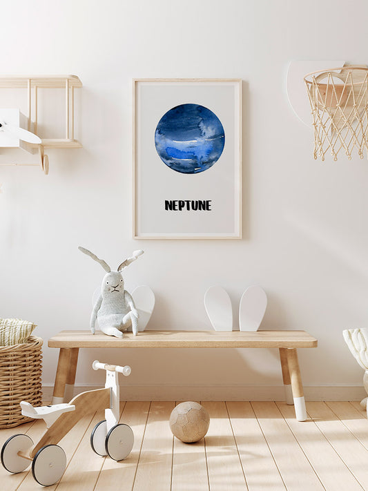 Neptune Poster - Giclée Baskı