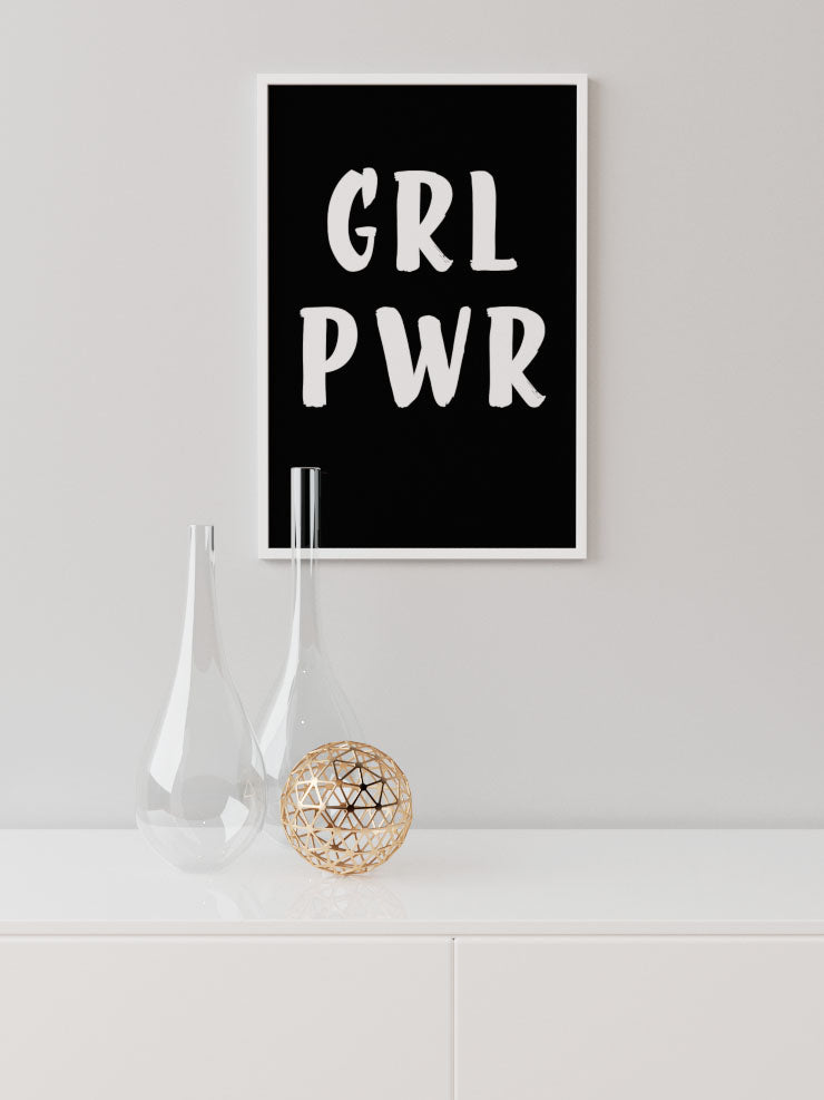 Grl Pwr - Art Print Ürün ikincil görseli