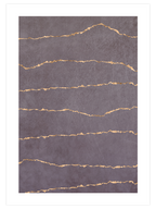Gold Veins N4 - Art Print