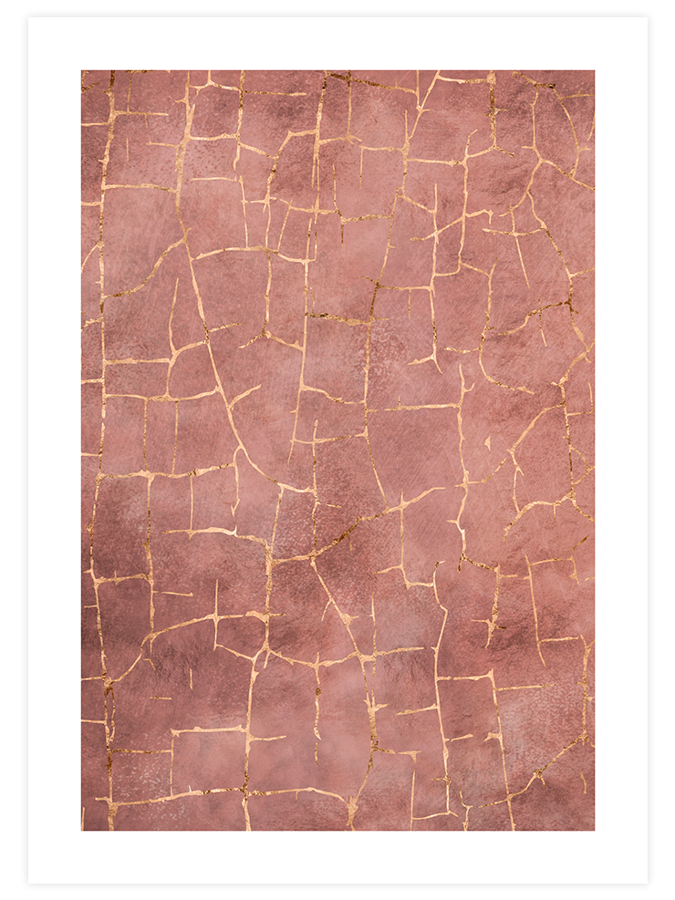 Gold Veins N3 - Art Print